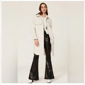 Blank NYC Grand Entrance Sequin Shacket S NWT